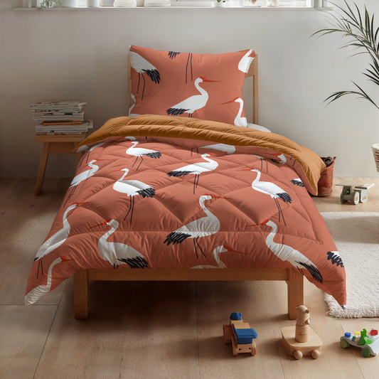 Zelesta Pure Kinderkatoenen Dekbed - Terra Crane