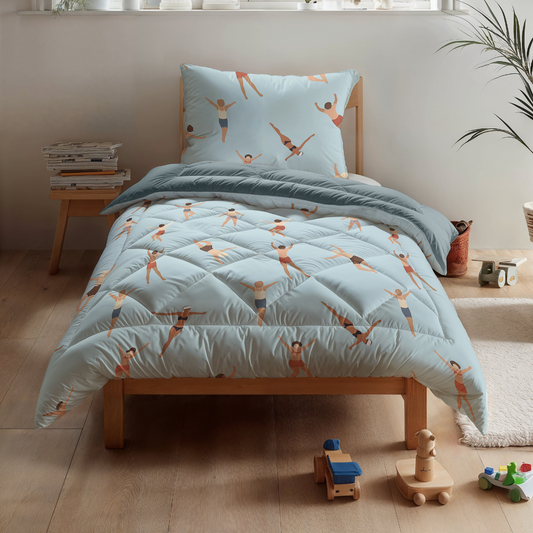 Zelesta Pure Kinderkatoenen Dekbed - Zwemmers