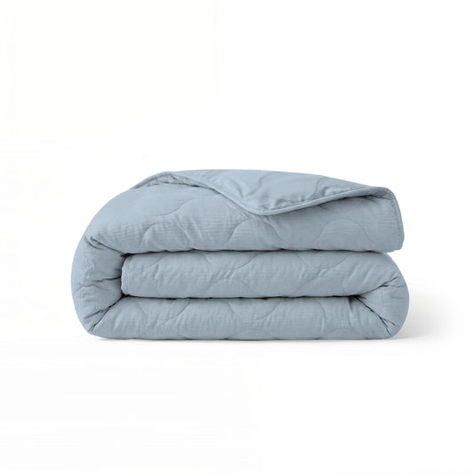 Zelesta Special Mousseline Zomerdekbed - Licht IJsblauw