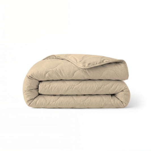 Zelesta Special Mousseline Zomerdekbed - Zacht Botergeel