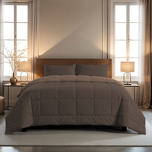 Zelesta Comfort Duo Dekbed - Chocoladebruin & Mokka
