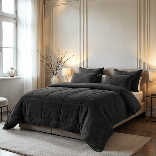 Zelesta Special Teddy Dekbed - Antraciet