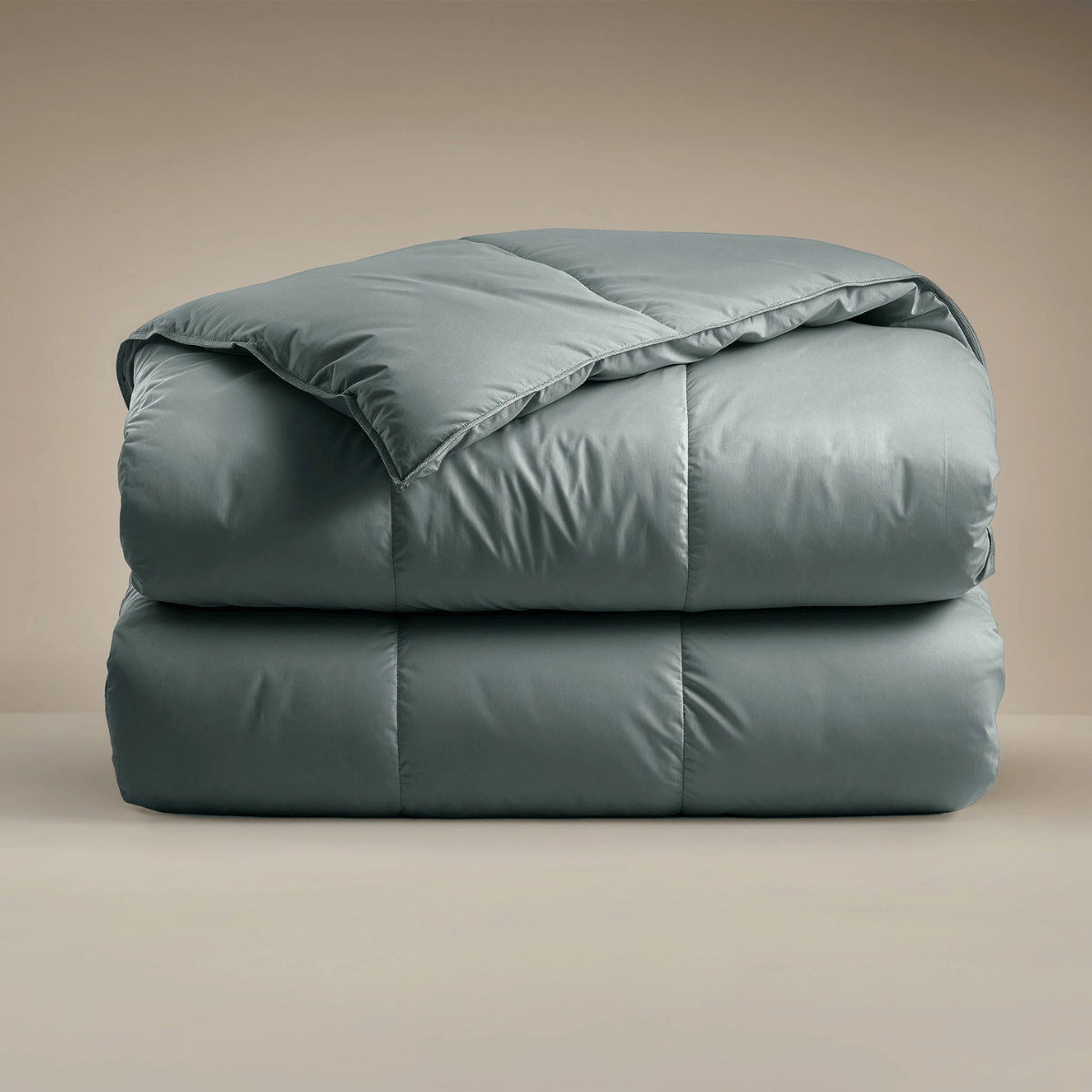 Zelesta Deluxe Uni Satijn Katoenen Dekbed - Groen