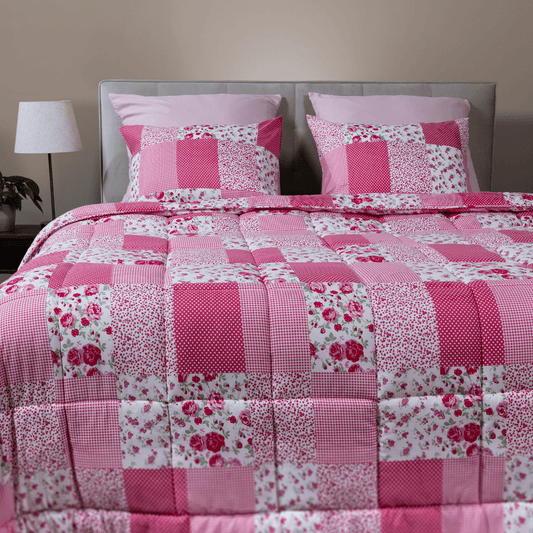 Zelesta Comfort Design Zomerdekbed - Patchwork Pink