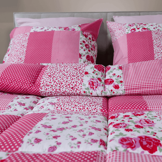 Zelesta Comfort Design Kussensloop Set Van 2 - Patchwork Pink