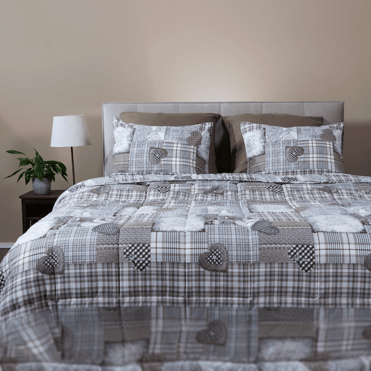 Zelesta Comfort Design Dekbed - Patchwork Hearts
