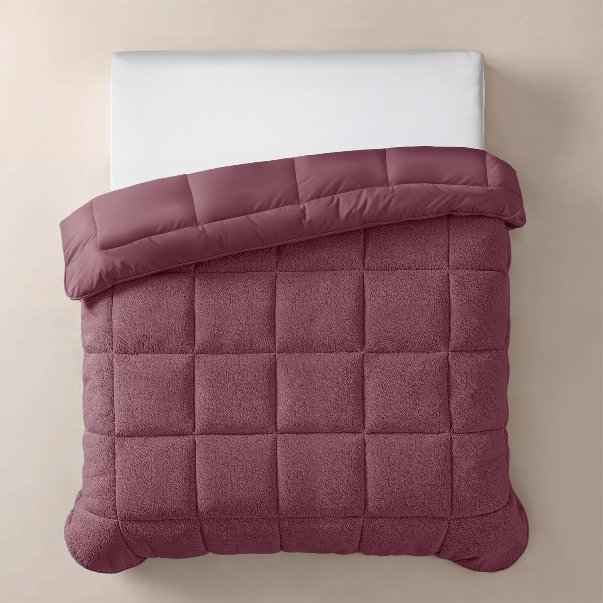 Zelesta Special Teddy Duvet - Bordeaux Red
