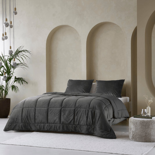 Zelesta Special Velvet Dekbed - Antraciet
