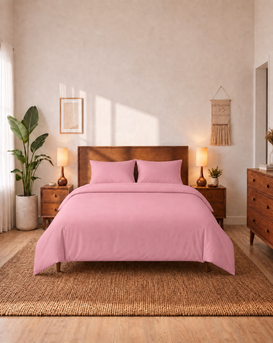 Zelesta Comfort Uni Naadloos Dekbed - Dusty Roze
