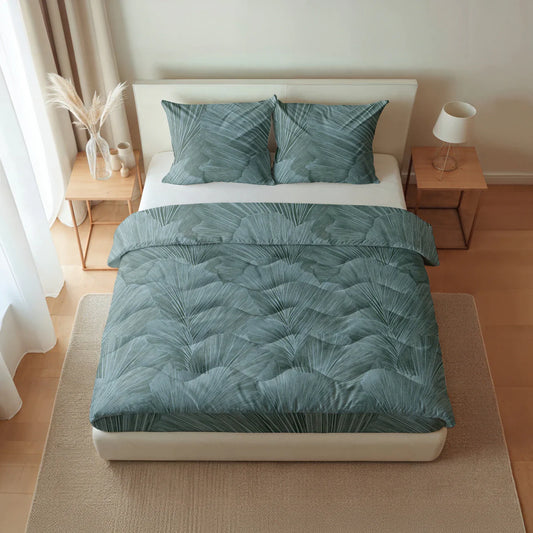 Zelesta Pure Design Katoenen Dekbed - Botanical Green