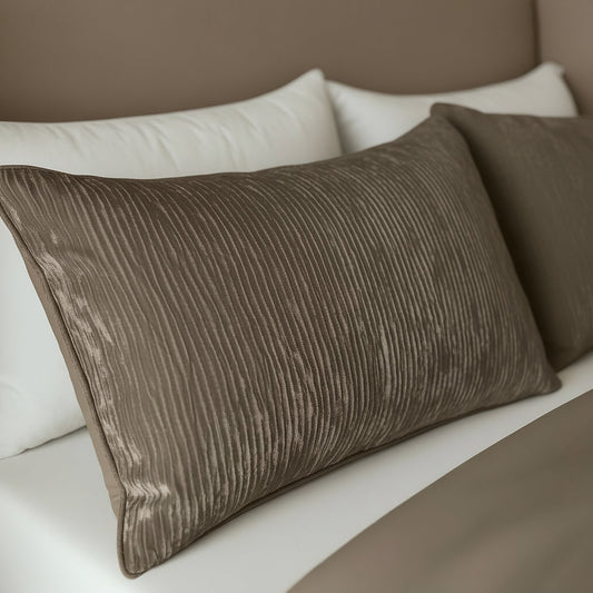 Zelesta Special Velvet Chique Kussensloop Set van 2 - Taupe