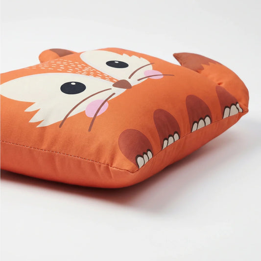 Zelesta Vinnie Fox Kids Pillow - Orange/Beige image