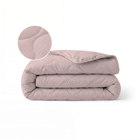 Zelesta Special Mousseline Zomerdekbed - Zachtroze