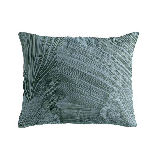 Zelesta Pure Design Katoenen Kussensloop Set van 2 - Botanical Green