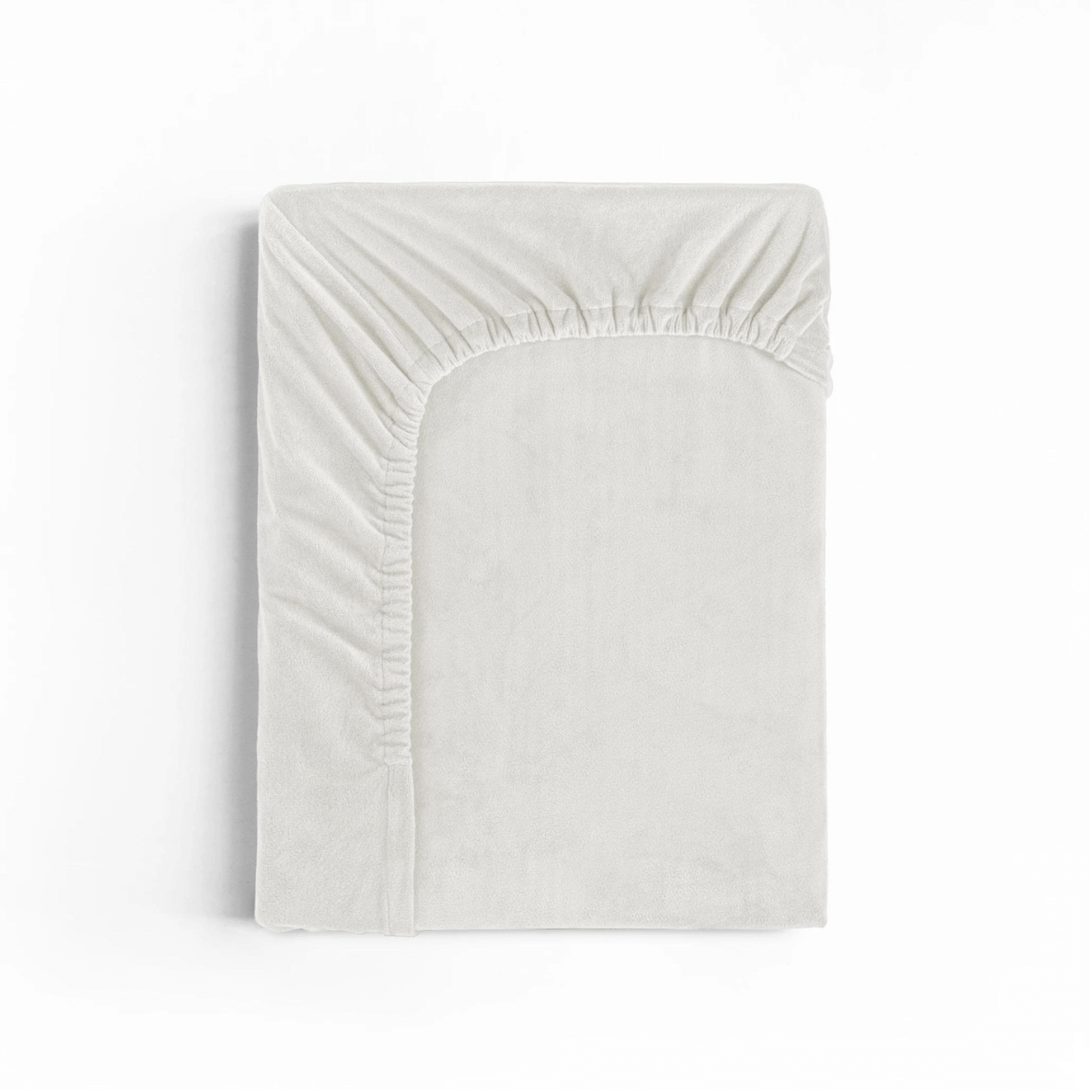 Zelesta Velvet Fitted Sheet Cream image