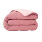 Zelesta Comfort Structure Seersucker Dekbed - Roze & Lichtroze