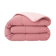 Zelesta Comfort Structure Seersucker Duvet - Pink & Light Pink