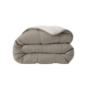 Zelesta Comfort Structure Seersucker Dekbed - Taupe & Beige