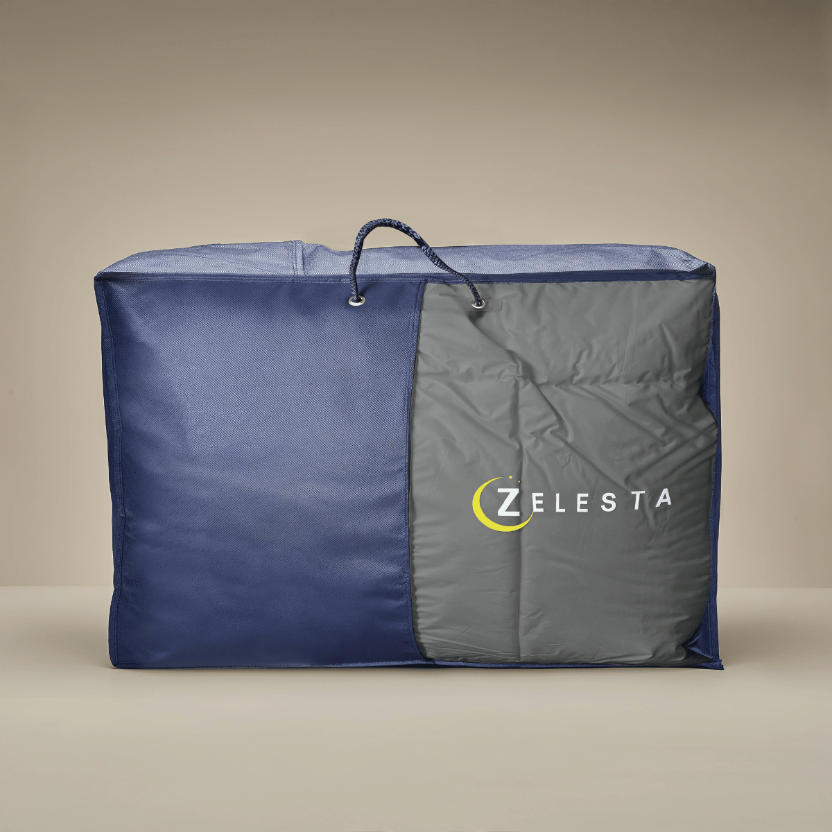 Zelesta Deluxe Duo Percale Katoenen Dekbed - Antraciet & Taupe