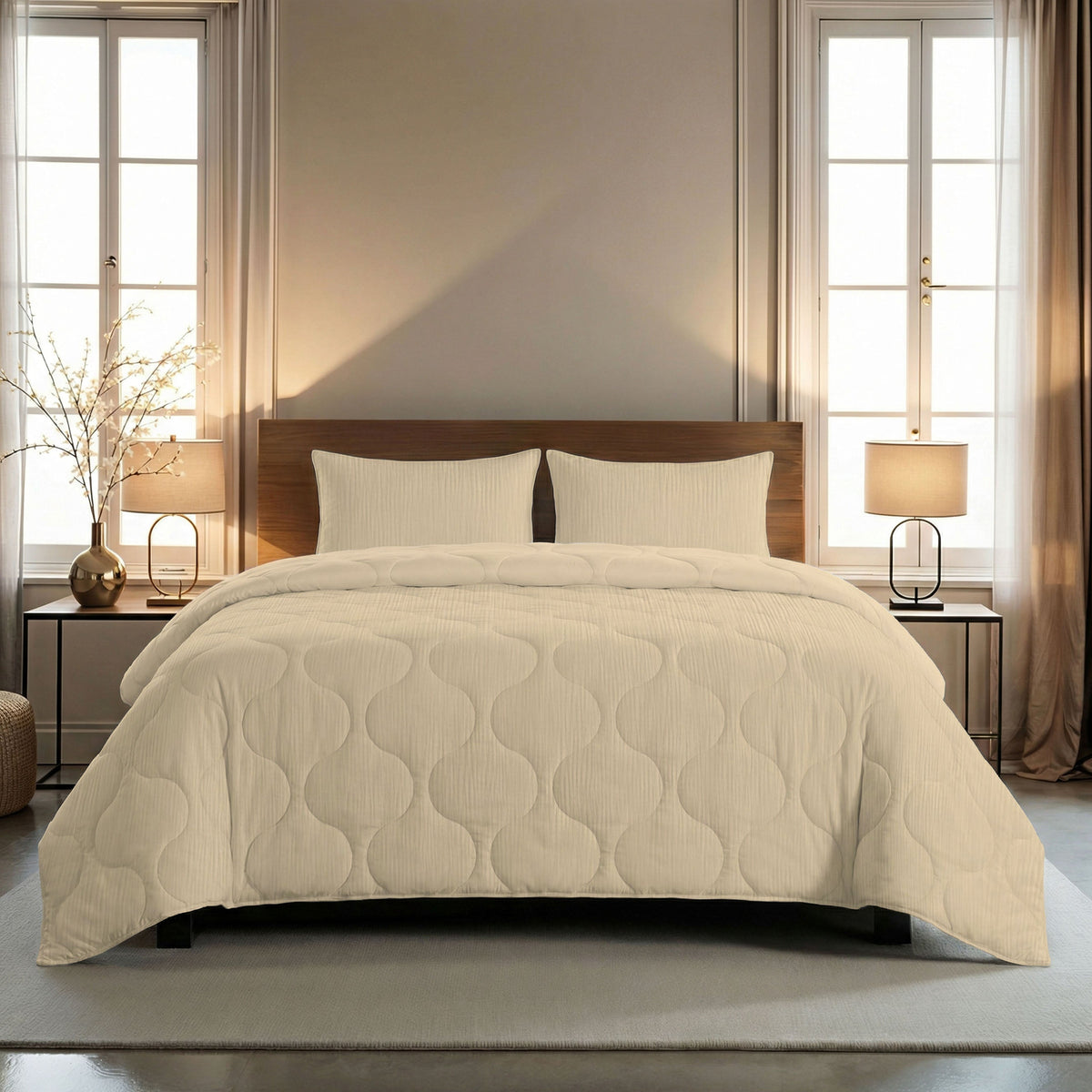 Zelesta Special Muslin Summer Duvet - Soft Butter Yellow