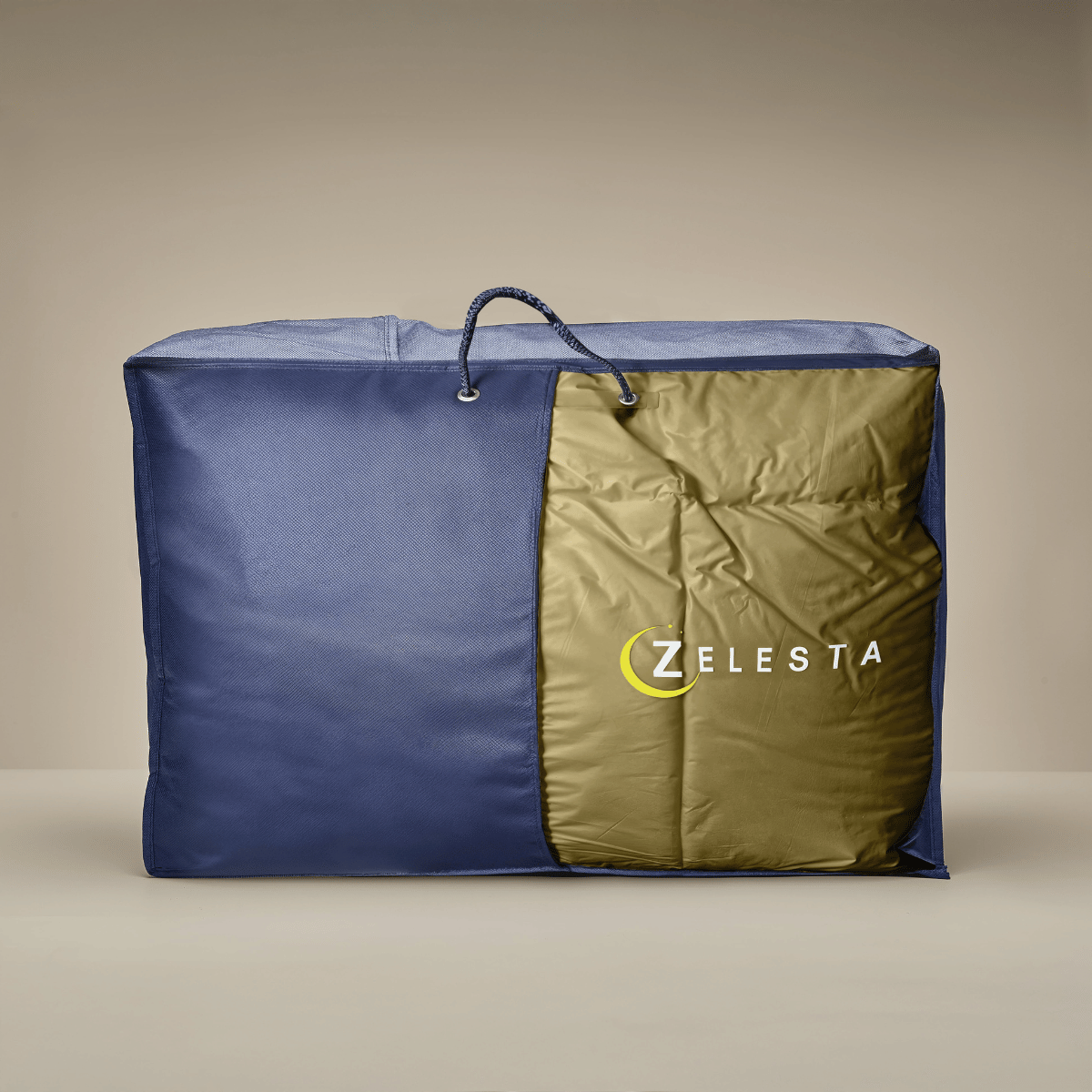 Zelesta Deluxe Uni Satijn Katoenen Dekbed - Okergeel