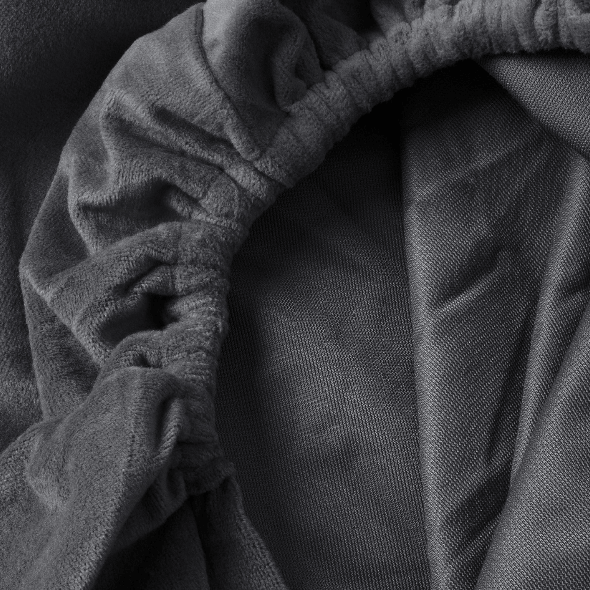 Zelesta Velvet Fitted Sheet Anthracite image