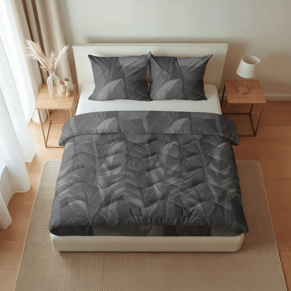 Zelesta Pure Design Katoenen Dekbed - Black Swan