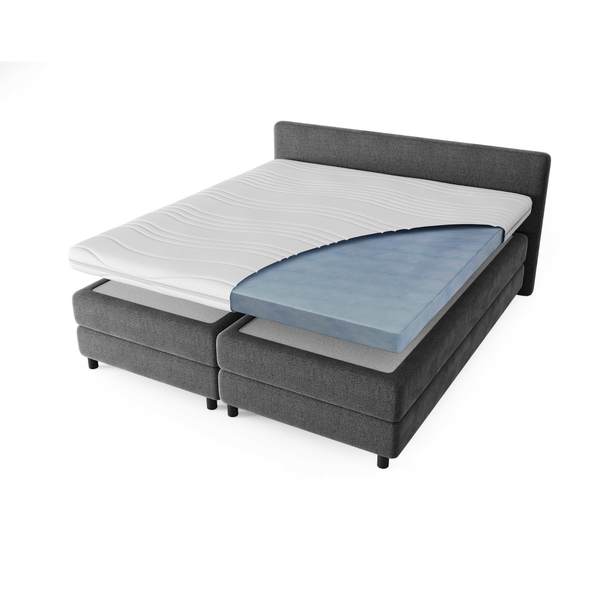 Zelesta Mattress Topper - Hybrid Cold Foam Cool Fresh Cover image