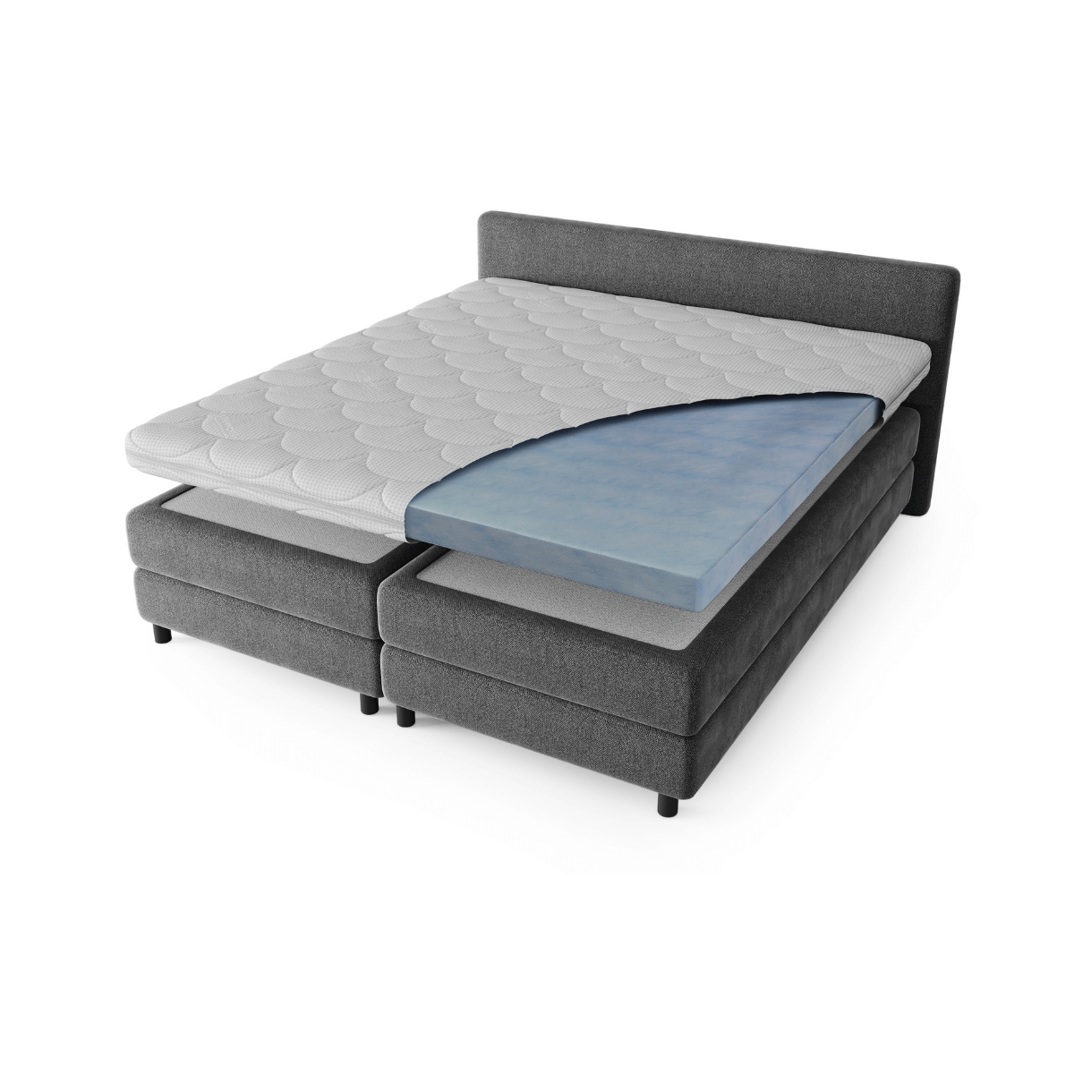 Zelesta Mattress Topper - Hybrid Cold Foam Tencel Cover image