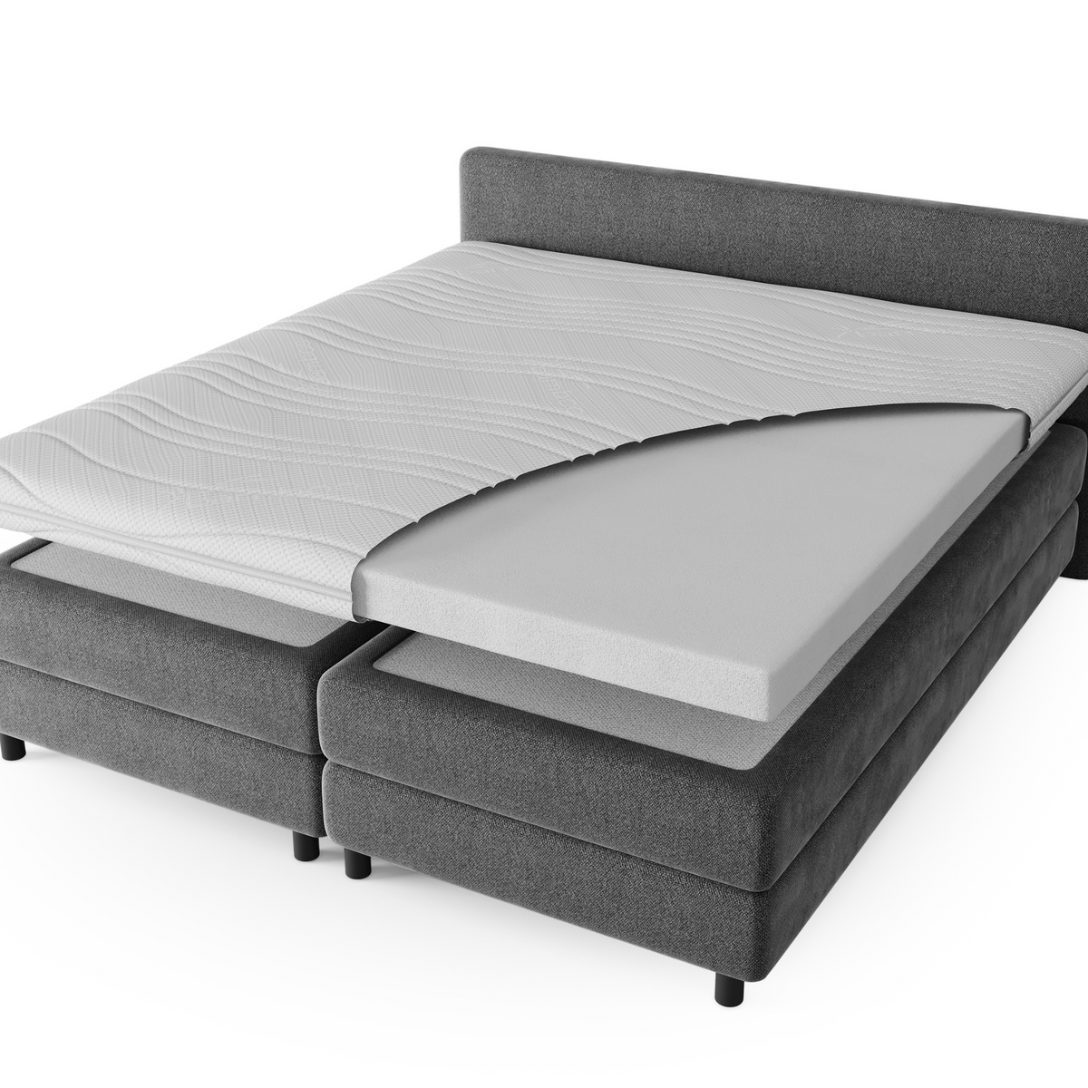 Zelesta Mattress Topper - Comfort Foam Bamboo Cover image