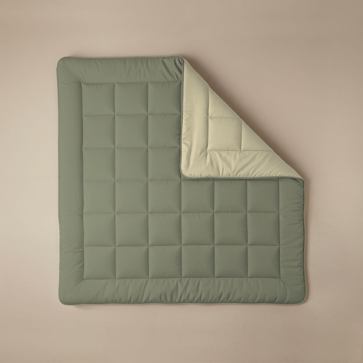 Zelesta Comfort Duo Dekbed - Olijfgroen & Crème