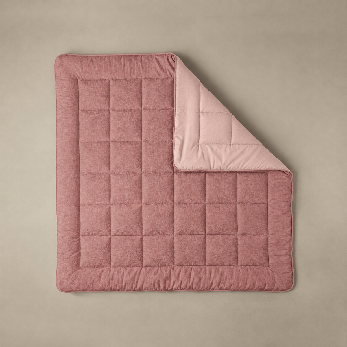 Zelesta Comfort Structure Seersucker Dekbed - Roze & Lichtroze