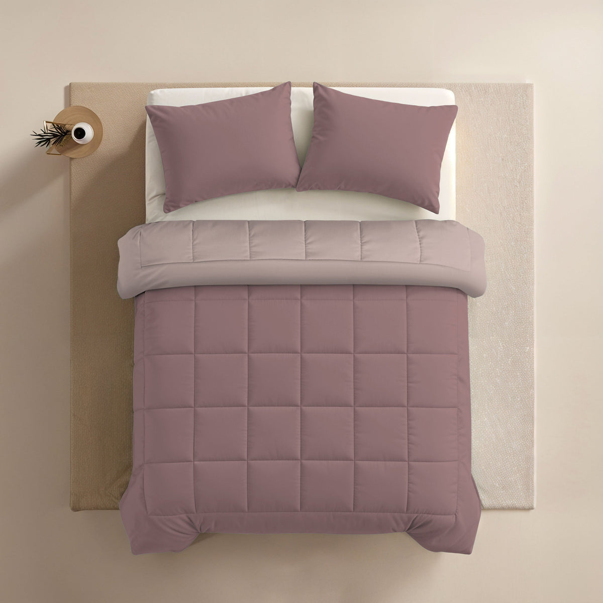 Zelesta Comfort Duo Dekbed - Dusty Pink & Lichtroze