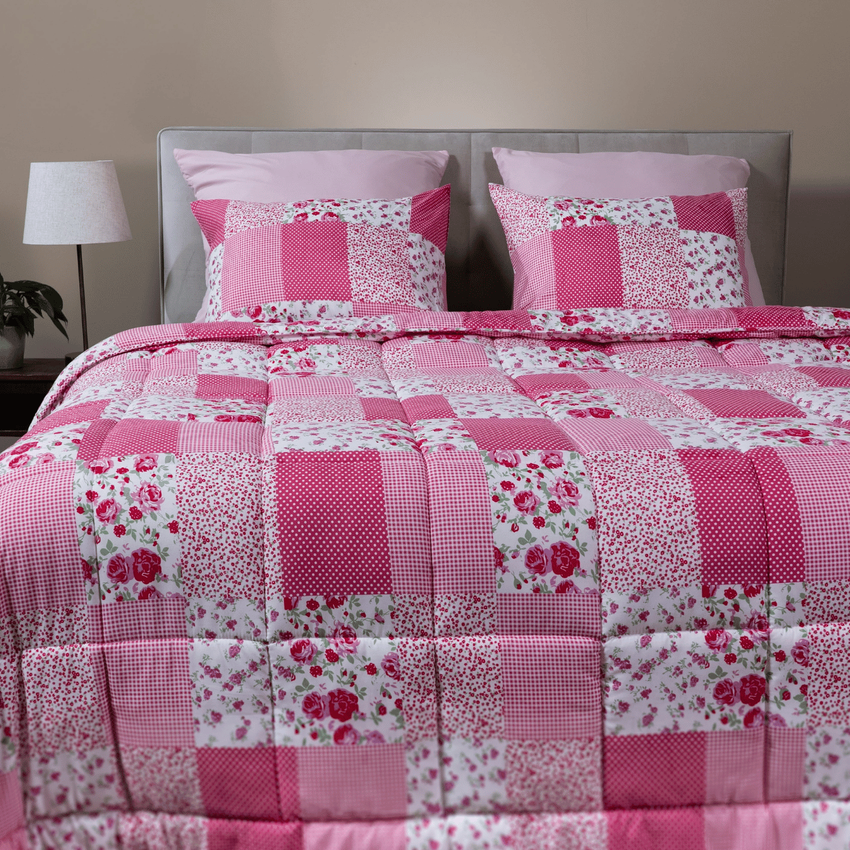 Zelesta Comfort Design Summer Duvet - Patchwork Pink