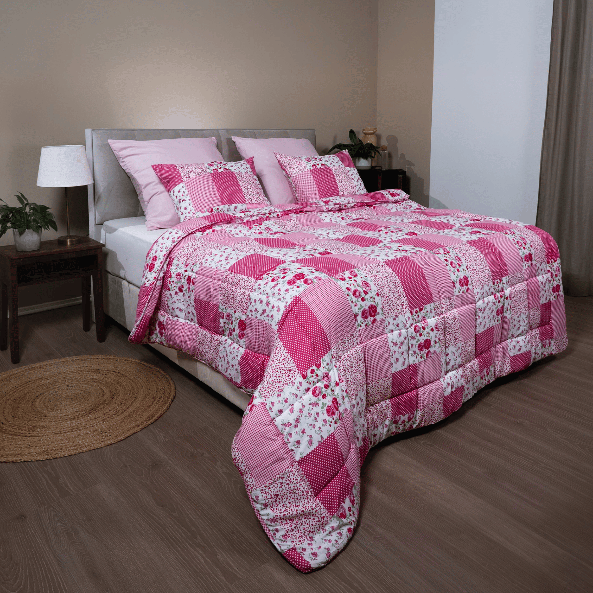Zelesta Comfort Design Duvet - Patchwork Pink