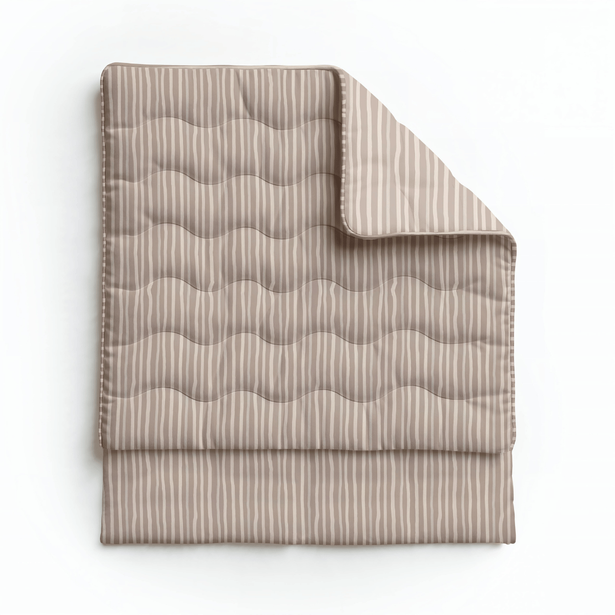 Zelesta Pure Design Katoenen Dekbed - Brown Stripes
