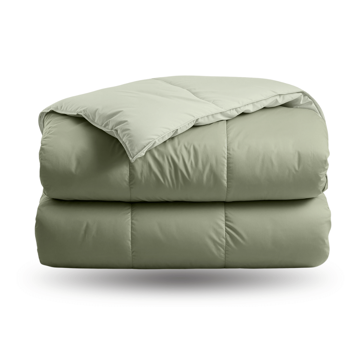Zelesta Deluxe Duo Percale Katoenen Dekbed - Olijfgroen & Munt