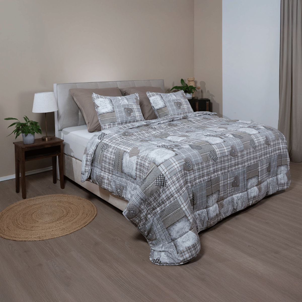 Zelesta Comfort Design Dekbed - Patchwork Hearts