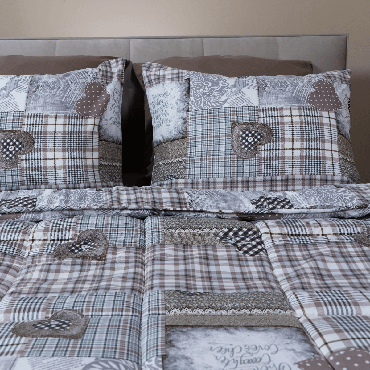 Zelesta Comfort Design Dekbed - Patchwork Hearts