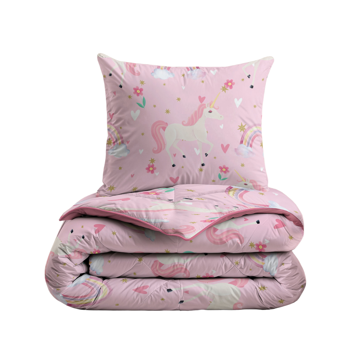 Zelesta Comfort Kids Duvet - Rainbow Unicorn
