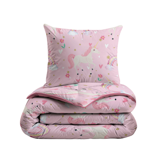 Zelesta Comfort Kids Dekbed - Rainbow Unicorn
