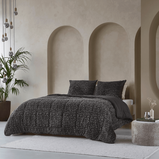 Zelesta Special Teddy Panter Dekbed - Antraciet