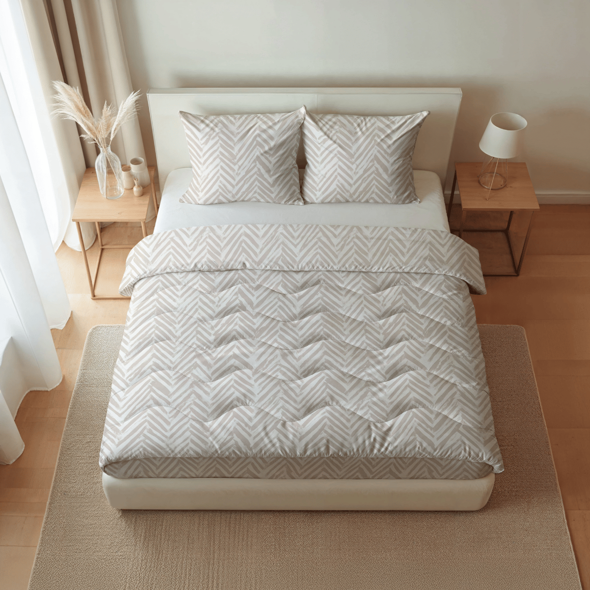 Zelesta Pure Design Katoenen Dekbed - Ethnic Cream