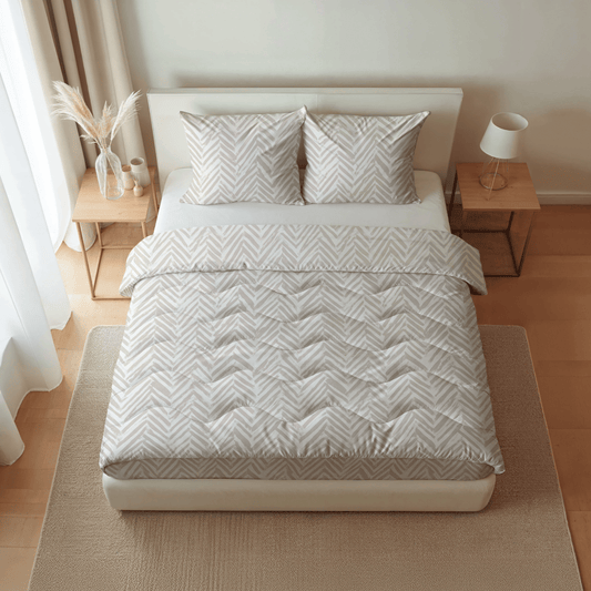 Zelesta Pure Design Katoenen Dekbed - Ethnic Cream