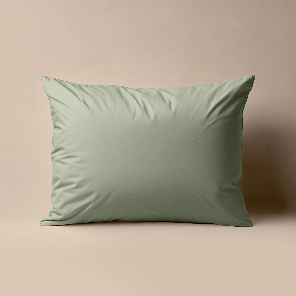 Zelesta Deluxe Percale Cotton Pillowcase Set Of 2 - Olive Green image