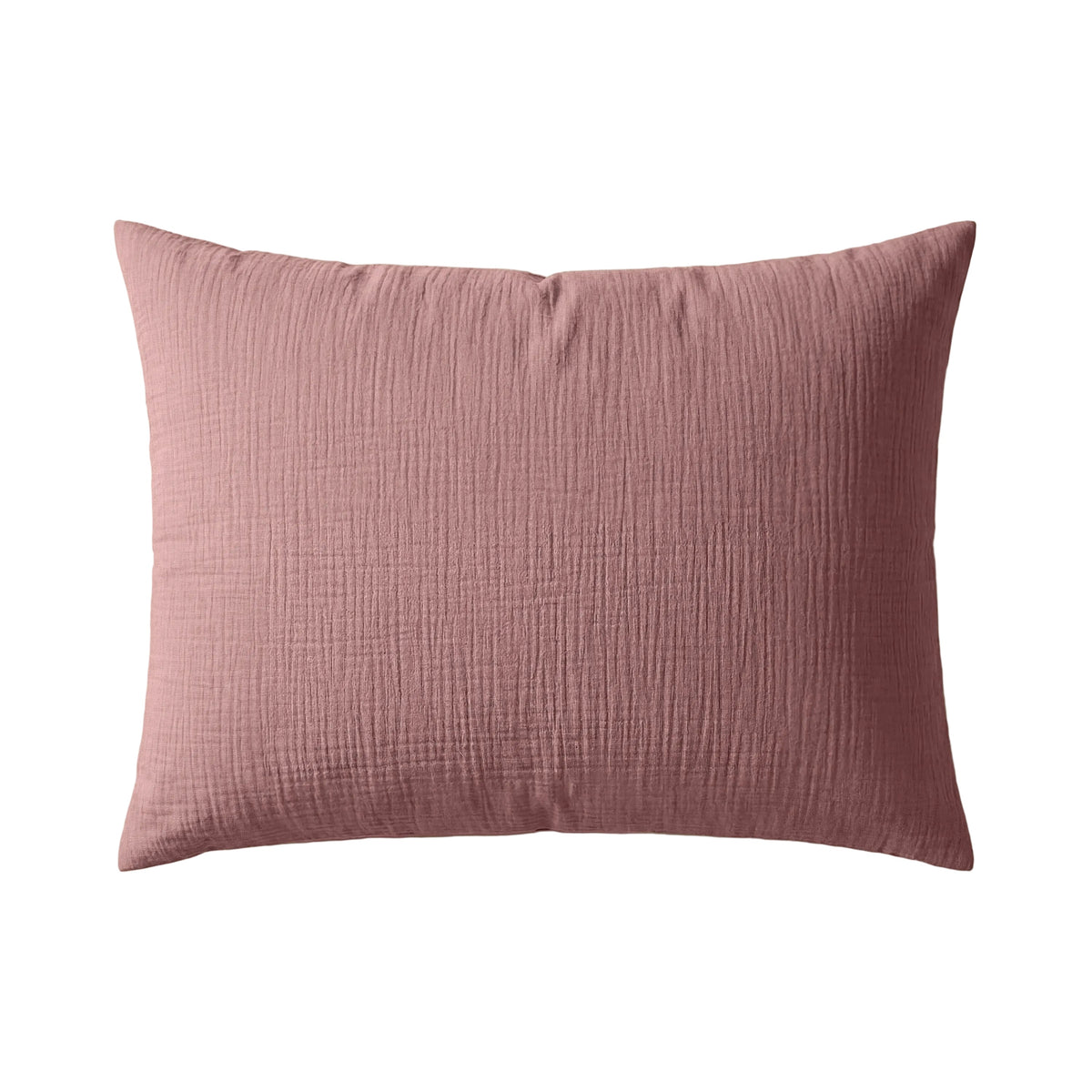 Zelesta Deluxe katoenen mousseline kussensloop set van 2 - stoffig roze