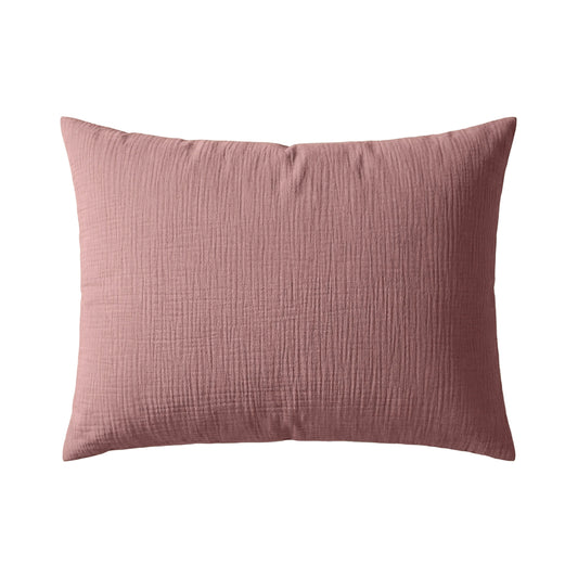 Zelesta Deluxe katoenen mousseline kussensloop set van 2 - stoffig roze