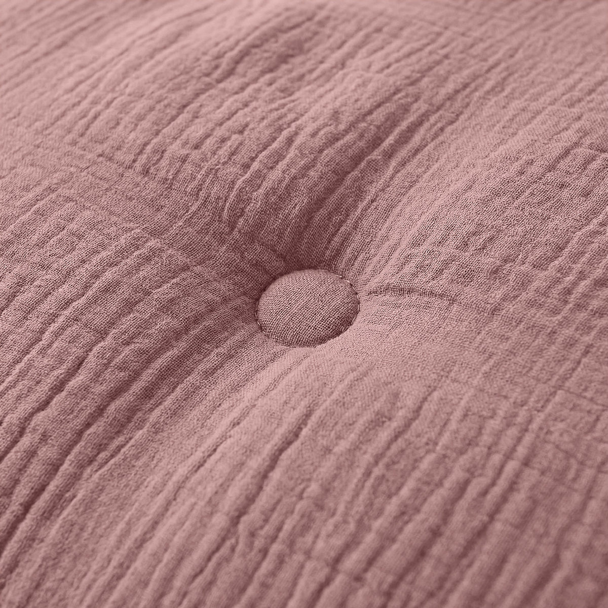 Zelesta Deluxe katoenen mousseline dekbed - stoffig roze