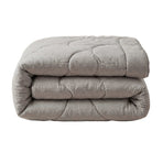 Zelesta Special Flanellen Luxe Dekbed - Taupe & Grijs