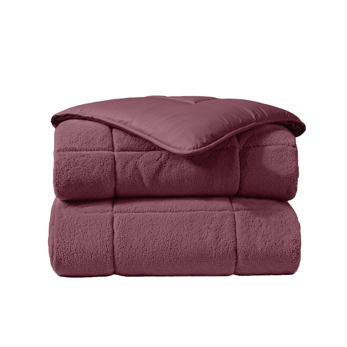 Zelesta Special Teddy Duvet - Bordeaux Red